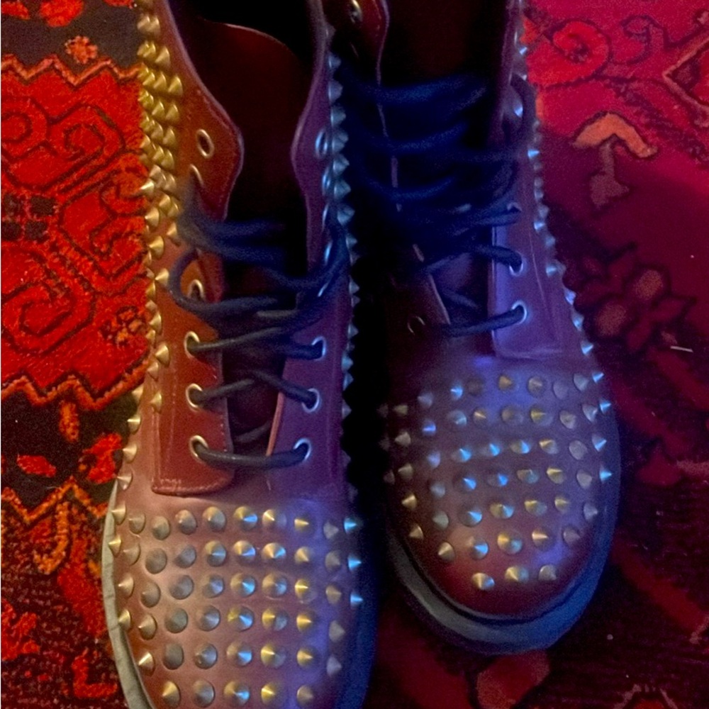 Dr. Martens, spiked studs. RARE!